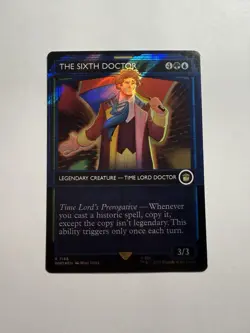 The Sixth Doctor (Showcase) (Surge Foil) Universes Beyond: Doctor Who Foil - Image 1