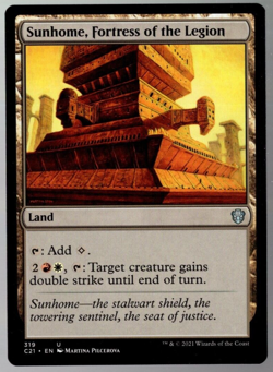 Sunhome, Fortress of the Legion 319 Non Foil Uncommon Commander 2021 MTG NM - Image 1
