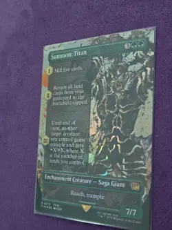 Summon: Titan (Borderless) R FINAL FANTASY 373 Foil MTG FIN - Image 2