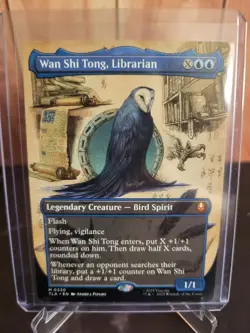 MTG - TLA - #320 Wan Shi Tong, Librarian Borderless Mythic Near Mint or Better - Image 1