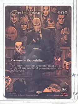 Clever Impersonator (Borderless) Marvel Universe Eternal-Legal Foil - Image 1