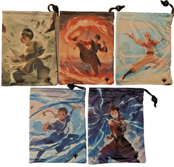 AVATAR The Last Airbender 5 DICE BAG NEW MTG Magic Gathering promo RARE - Image 1