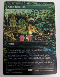 Crop Rotation (0030) Halo Foil! Secret Lair SLC Encyclopedia, Magic MtG, NM! - Image 1