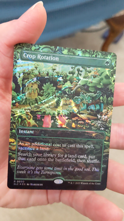 Crop Rotation (0030) Halo Foil! Secret Lair SLC Encyclopedia, Magic MtG, NM! - Image 2
