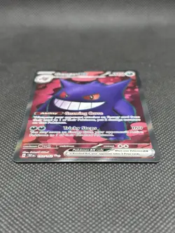 Gengar EX 193/162 Full Art Holo Rare Temporal Forces Pokemon TCG - Image 3