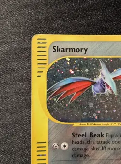 Pokemon EXPEDITION - #27/165 Skarmory - ENG - Holo - Moderately Played - Image 5