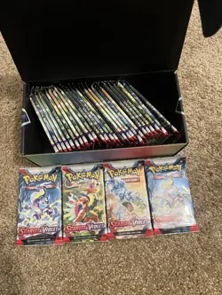 Pokemon Scarlet & Violet Packs Bulk 30 Loose Booster Packs - Image 1