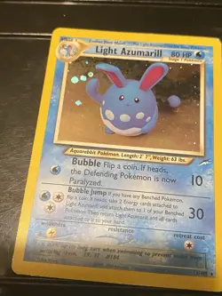 Pokemon TCG - Light Azumarill - 13/105, Neo Destiny Holo -ungraded- - Image 1