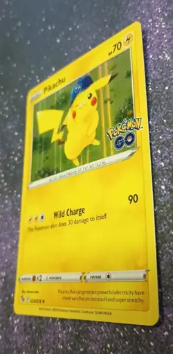 Pokemon TCG Pikachu Pokemon GO 028/078 Holo Holo Rare NM - Image 3
