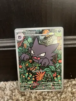 Pokemon TCG Haunter MEP 27 Black Star Promo Holo Rare NM Condition - Image 1