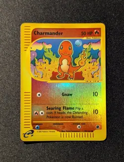 Pokemon EXPEDITION - #98/165 Charmander - Reverse Holo - ENG - Lightly Played - Image 2