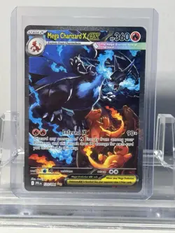 Mega Charizard X EX SIR 125/094 Phantasmal Flames English Pokemon TCG Pack Fresh - Image 2