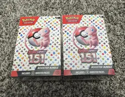 LOT OF 2 - Pokemon TCG Scarlet & Violet 151 Booster Bundle NEW SEALED - Image 1