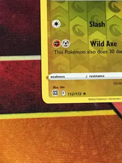 C6326 POKEMON TCG SWORD SHIELD BRILLIANT STARS HEXORUS #112 NM REVERSE HOLO RARE - Image 4