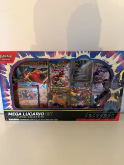 Pokemon TCG Mega Lucario ex Figure Collection BRAND NEW and SEALED - Image 1