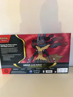 Pokemon TCG Mega Lucario ex Figure Collection BRAND NEW and SEALED - Image 2
