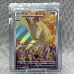 Rapidash Special Illustration Rare 189/182 Pokemon TCG Destined Rivals Mint - Image 1