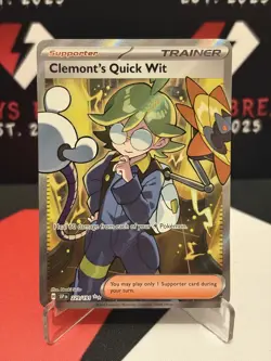 Clemont's Quick Wit - 229/191 - Ultra Rare - Surging Sparks - Pokemon TCG - Image 1