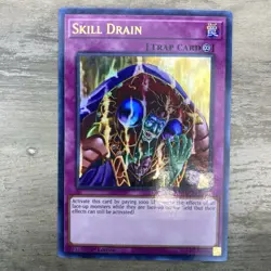 YuGiOh! - Skill Drain HAC1-EN028 Duel Terminal Ultra Rare 1st Edition Near Mint - Image 1