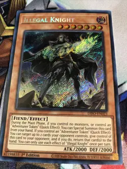 *** ILLEGAL KNIGHT *** 1ST EDITION SECRET RARE DIFO-EN023 (NM) YUGIOH! - Image 1
