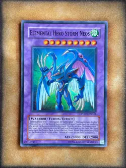 Yugioh Elemental Hero Storm Neos PTDN-EN043 Super Rare NM - Image 1