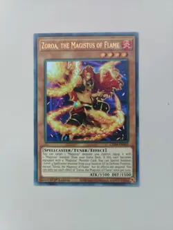 Yu-Gi-Oh! TCG x1 Zoroa, the Magistus of Flame GEIM-EN002 1st Ed NM - Image 1
