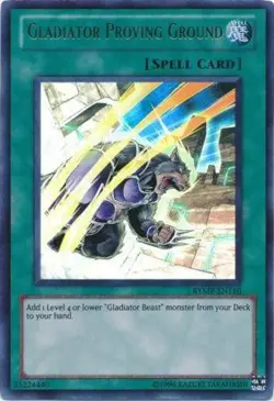 Moderately Played, English Yu Gi Oh Gladiator Proving Ground - RYMP-EN110 - Ultr - Image 1