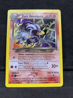 Pokemon Card Dark Houndoom Holo 007/113 Neo Destiny Ita - Image 2