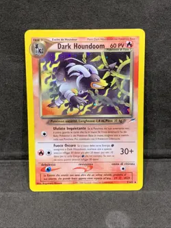 Pokemon Card Dark Houndoom Holo 007/113 Neo Destiny Ita - Image 3