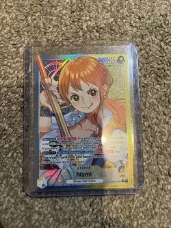 One Piece TCG OP11-041 Nami Leader Alternative Art Card English Edition - Image 1