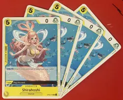 One Piece Card Game Pillars Of Strength OP03-116 Shirahoshi UC - Playset (x4) - Image 1
