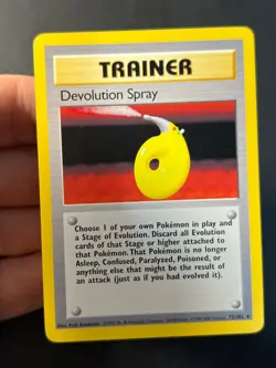 Devolution Spray 72/102 4th Print Base Set Rare Pokemon Card - Near Mint - Image 3