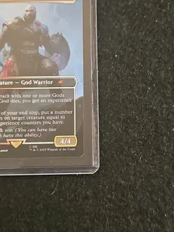 Kratos, Stoic Father NM Foil Secret Lair MTG - Image 4