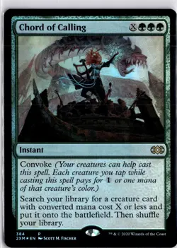 MTG: Double Masters Chord Of Calling Foil Promo Rare 384 Trading Card TCG - Image 3