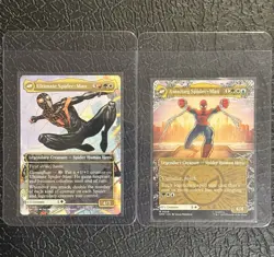 Miles Morales & Peter Parker/Ultimate & Amazing Spider-Man Borderless MTG - Image 1