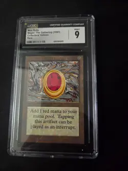 Magic MtG (CE) Collector's Edition CGC Graded 9 Mox Ruby - Image 1