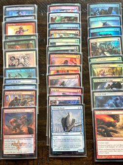 60 Magic The Gathering Cards W/Foils In Protective Sleeves ~ #3 - Image 2