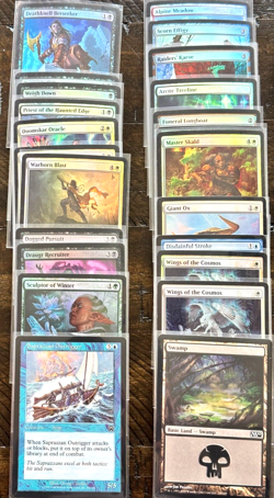 60 Magic The Gathering Cards W/Foils In Protective Sleeves ~ #3 - Image 3