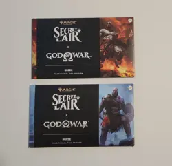 Secret Lair x God of War: Greek AND Norse Foil SET, Playstation Superdrop, MTG - Image 1
