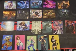 Final Fantasy Magic The Gathering Borderless Art Card Lot 33x Cards 7 gold stamp - Image 1