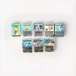 Magic The Gathering FOIL SpongeBob SquarePants Creature Cards W/ Command Tower - Image 1