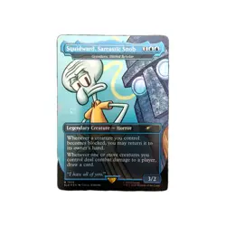 Magic The Gathering FOIL SpongeBob SquarePants Creature Cards W/ Command Tower - Image 4