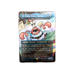 Magic The Gathering FOIL SpongeBob SquarePants Creature Cards W/ Command Tower - Image 5