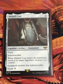 MTG Magic: The Lord of the Rings: Mithril Coat #0245 Rare - NM - Image 3