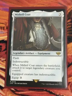 MTG Magic: The Lord of the Rings: Mithril Coat #0245 Rare - NM - Image 5