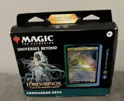 MTG Universes Beyond Lord of The Rings Elven Council Commander Deck. Sealed - Image 1