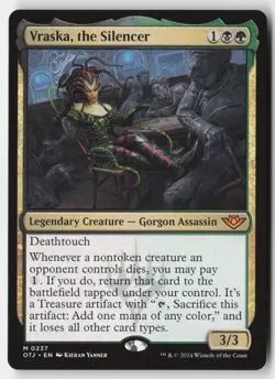 MTG - Vraska, the Silencer M Outlaws of Thunder Junction 237 LP-NM - Image 1