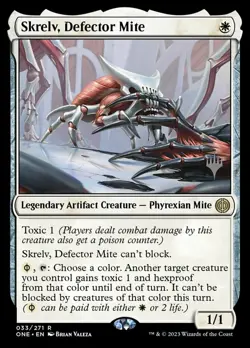 MTG Skrelv, Defector Mite - Foil - Promo Pack, Promo Pack, Lightly Played, Engli - Image 1