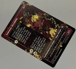 MTG Final Fantasy Summon: Brynhildr Enchantment Creature RARE REGULAR #0366 - Image 2