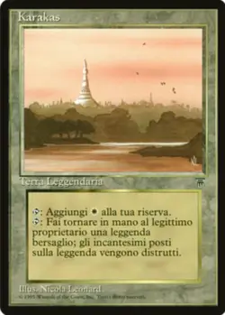 MTG 1X Karakas X1 (Italian) Legends Magic - NM/M Free Shipping - Image 1